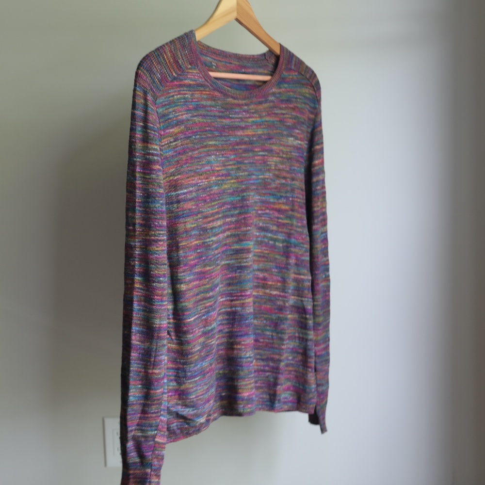 John Varvatos Space-Dyed Crewneck